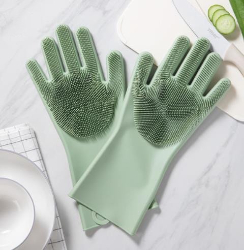 Dishwashing Cleaning Gloves Magic Silicone
