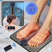 electric EMS foot massager pad